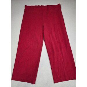 Pure J Jill Womens Pink High Rise Wide Leg Pants XL Tall